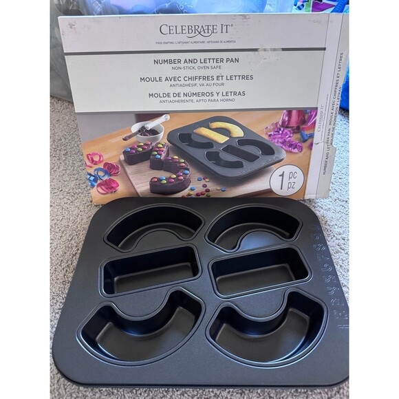 Celebrate It Number and Letter Cake Pan - Picture 1 of 2